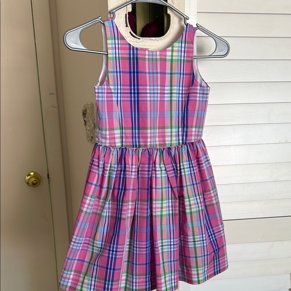 Ralph Lauren Pink and Blue Sleeveless Sundress